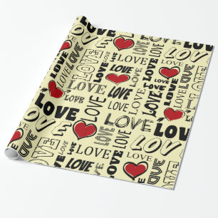Liebe Geschenkpapier