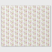 Liebe Geschenkpapier (Flach)