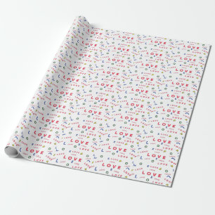 Liebe Geschenkpapier