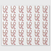 Liebe Geschenkpapier (Flach)