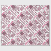 Liebe Geschenkpapier (Flach)