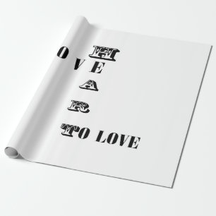 Liebe Geschenkpapier