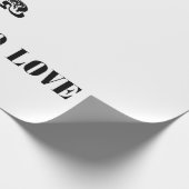 Liebe Geschenkpapier (Ecke)