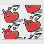 Liebe Geschenkpapier (Flach)