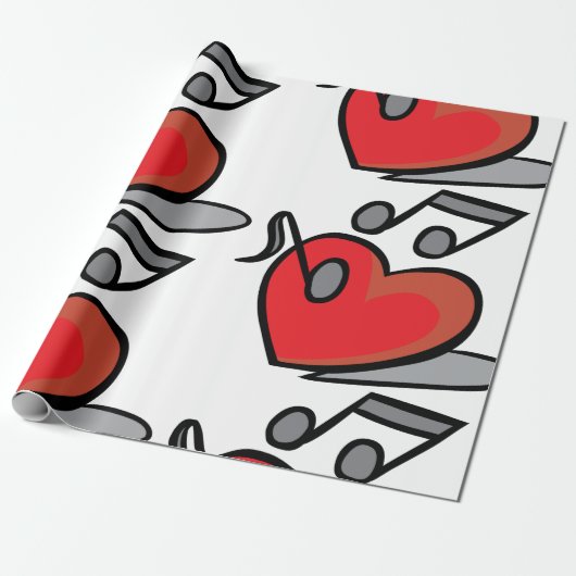 Liebe Geschenkpapier (Ungerollt)