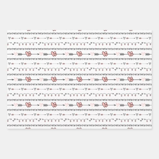 Liebe Geschenkpapier Set (Vorderseite 3)