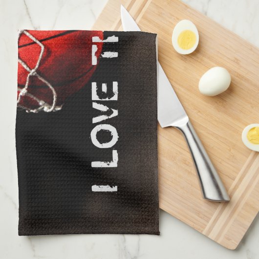 Liebe Geschirrtuch (Viertel Falte)
