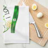 Liebe Geschirrtuch (Viertel Falte)