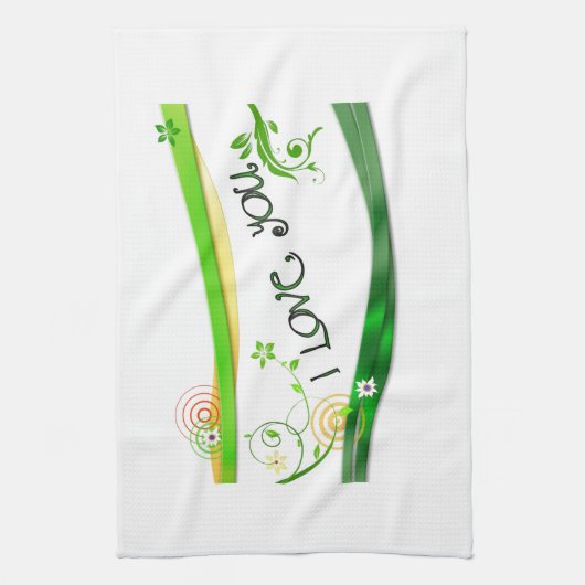 Liebe Geschirrtuch (Vertikal)