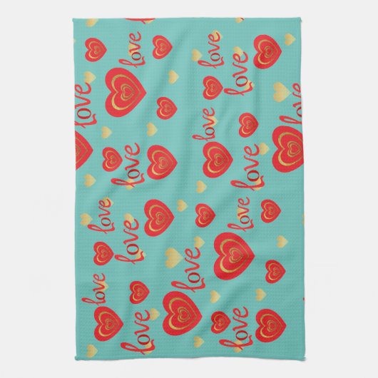 Liebe Geschirrtuch (Vertikal)