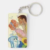 Liebe-Geschlagen Schlüsselanhänger (Rückseite)