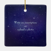 Liebe geschrieben in den Sternen Custom Sentimenta Keramikornament (Rückseite)
