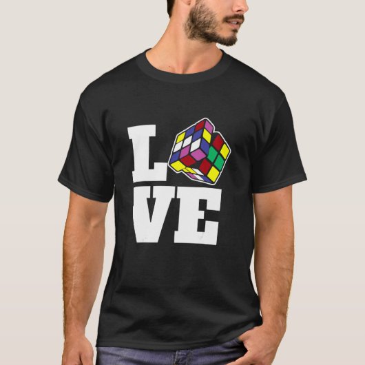 Liebe-Geschwindigkeit des Puzzle Cube-Wettkampfes T-Shirt (Vorderseite)