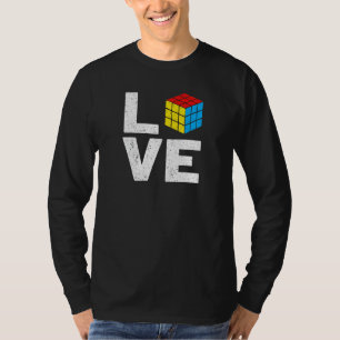 Liebe-Geschwindigkeit des Puzzle Cube-Wettkampfes T-Shirt