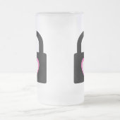 Liebe gesperrt mattglas bierglas (Mittel)
