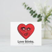 Liebe-Gestank Postkarte (Stehend Vorderseite)