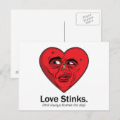 Liebe-Gestank Postkarte (Vorne/Hinten)