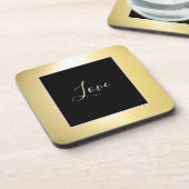 "Liebe" Getränkeuntersetzer (Linke Seite)