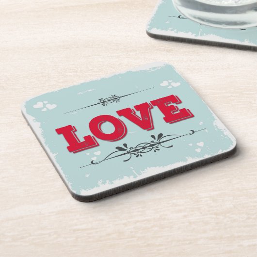 Liebe Getränkeuntersetzer (Linke Seite)