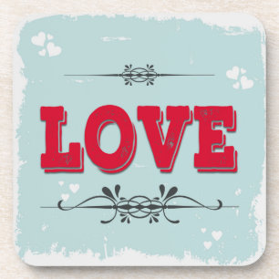 Liebe Getränkeuntersetzer