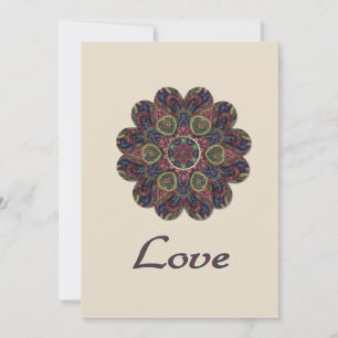 LIEBE-Gewebe Collage Blume Inspiration Serie