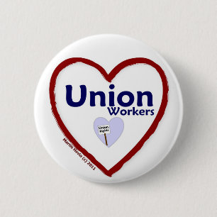 Liebe: Gewerkschaft Workers - Schaltfläche Button