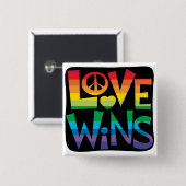 Liebe-Gewinne! Button (Vorne & Hinten)