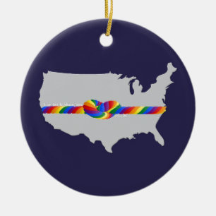 Liebe-Gewinne Keramikornament