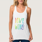 Liebe-Gewinne Tank Top (Vorderseite)
