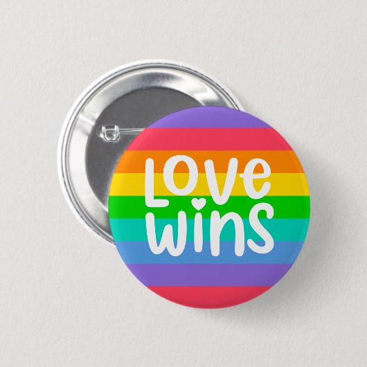 Liebe gewinnt button (Vorne & Hinten)