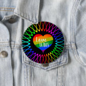 Liebe gewinnt button (Beispiel)