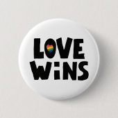 Liebe gewinnt button (Vorderseite)