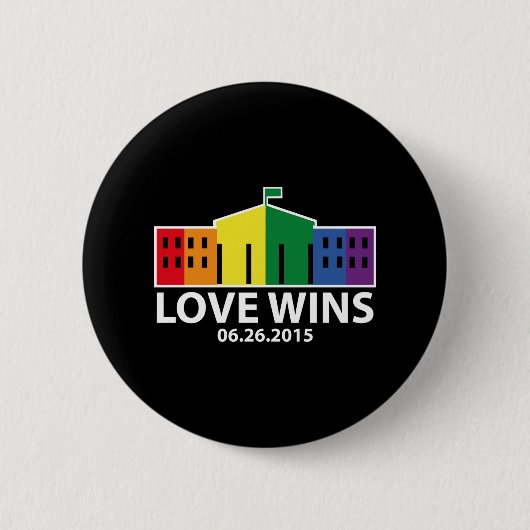 Liebe gewinnt button (Vorderseite)