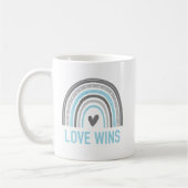 Liebe gewinnt Demiguy Rainbow Kaffeetasse (Links)