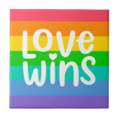 Liebe gewinnt fliese (Vorderseite)