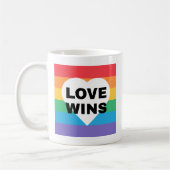 Liebe gewinnt | GAY PRIDE Kaffeetasse (Links)