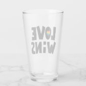 Liebe gewinnt glas (Rückseite)