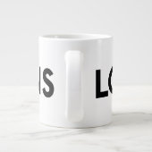 Liebe gewinnt - Große Tasse (Rückseite)