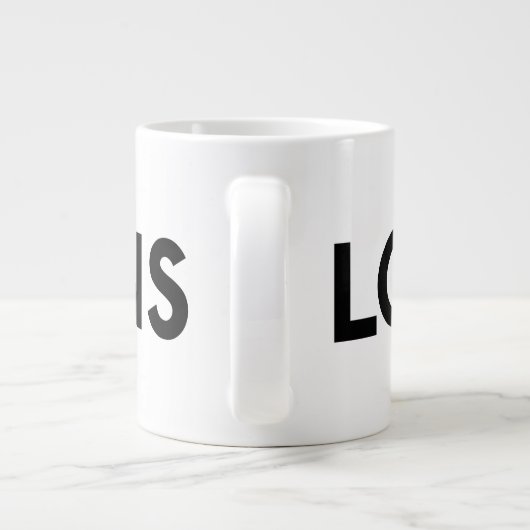 Liebe gewinnt - Große Tasse (Rückseite)