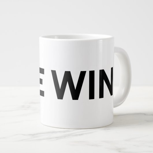 Liebe gewinnt - Große Tasse (Vorderseite Rechts)