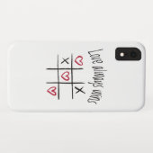 Liebe gewinnt immer Case-Mate iPhone hülle (Rückseite (Horizontal))
