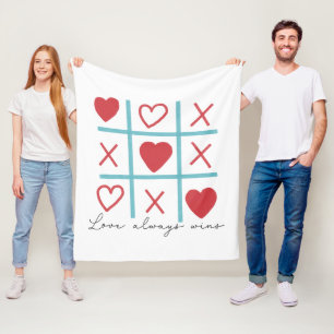 Liebe gewinnt immer fleecedecke