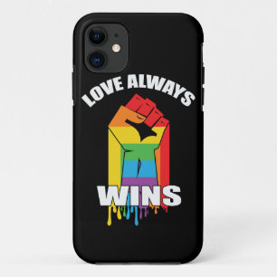 Liebe gewinnt immer Gay LGBT Case-Mate iPhone Hülle