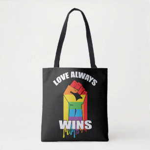 Liebe gewinnt immer Gay LGBT Tasche