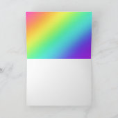 Liebe gewinnt immer geklappte Grußkarte Karte (Innenseite)