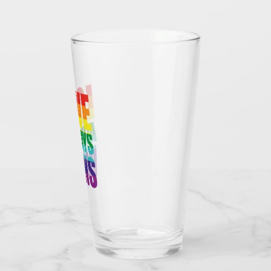 Liebe gewinnt immer glas (Links)