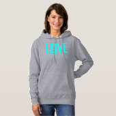 Liebe Gewinnt Immer Hoodie (Vorne ganz)