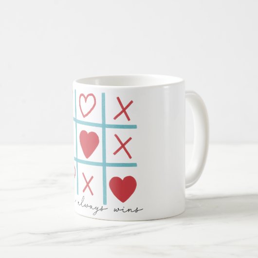 Liebe gewinnt immer kaffeetasse (VorderseiteRechts)