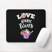 Liebe gewinnt immer mousepad (Mit Mouse)