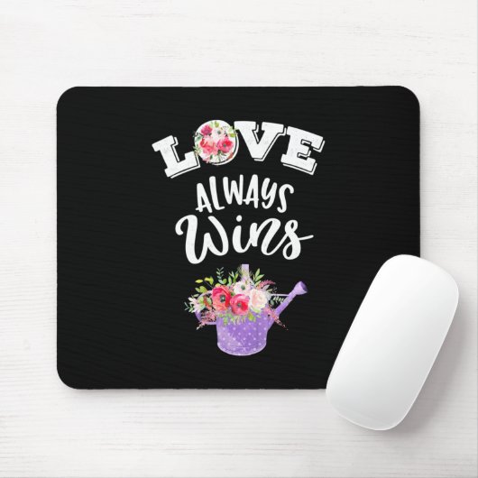 Liebe gewinnt immer mousepad (Mit Mouse)